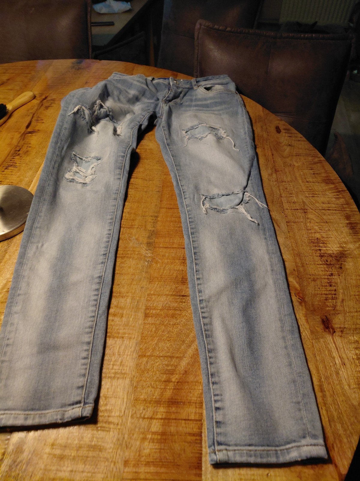 Malelions Jeans - Maat 82 - Gedragen, Ophalen, Blauw, Malelions, W32 (confectie 46) of kleiner