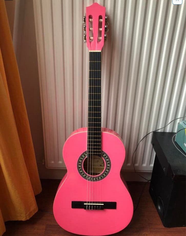 Roze klassieke kindergitaar van Gomez, Ophalen, Gebruikt