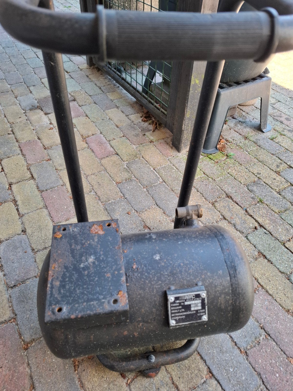 ABAC Compressor Tank 10 Liter - Gebruikt, Doe-het-zelf en Verbouw, Compressors, Minder dan 25 liter, Ophalen of Verzenden, Gebruikt