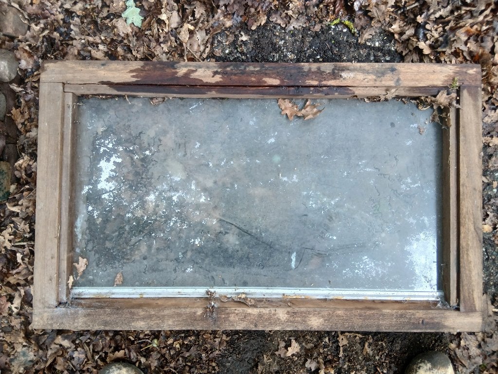 Raam met kozijn gratis, Ophalen, Gevelraam of Ruit, Gebruikt, Minder dan 80 cm