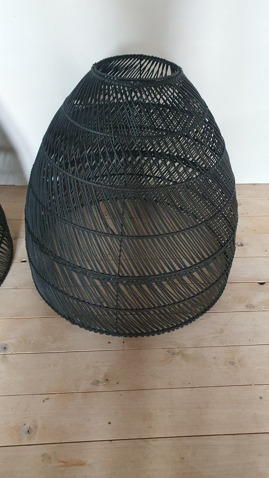 2x Zwarte Pitriet Hanglampen - Diameter 65 cm, Ophalen, Nieuw