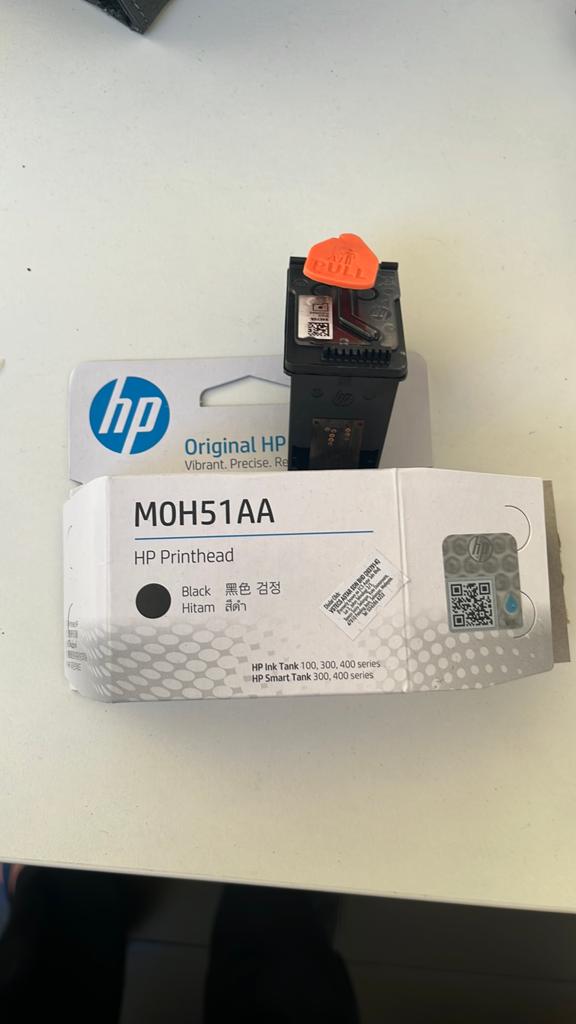 HP MOH51AA Printhead Zwart - Origineel HP Inkt, Ophalen of Verzenden, Zo goed als nieuw, Cartridge