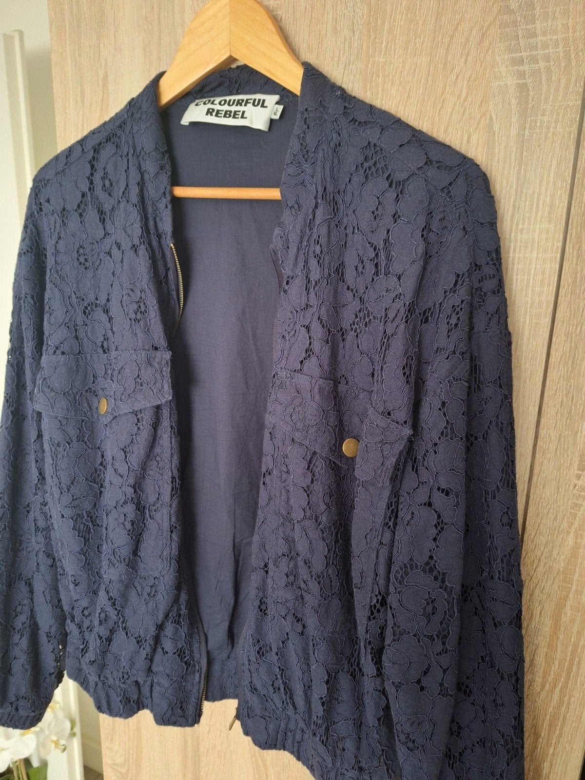 Colorfull Rebel dames jasje, Ophalen of Verzenden, Zo goed als nieuw, Maat 46/48 (XL) of groter, Zwart