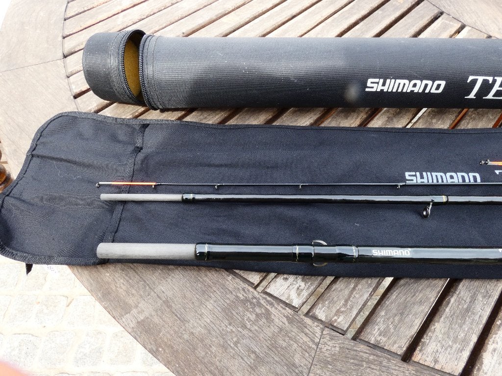 Shimano technium df light feeder, Ophalen of Verzenden, Zo goed als nieuw, Werphengel