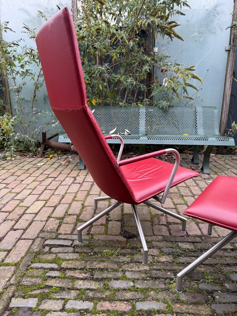 Arco Lazy Lay-Down incl Hocker Fauteuil, Ophalen, 75 tot 100 cm, Zo goed als nieuw, 50 tot 75 cm
