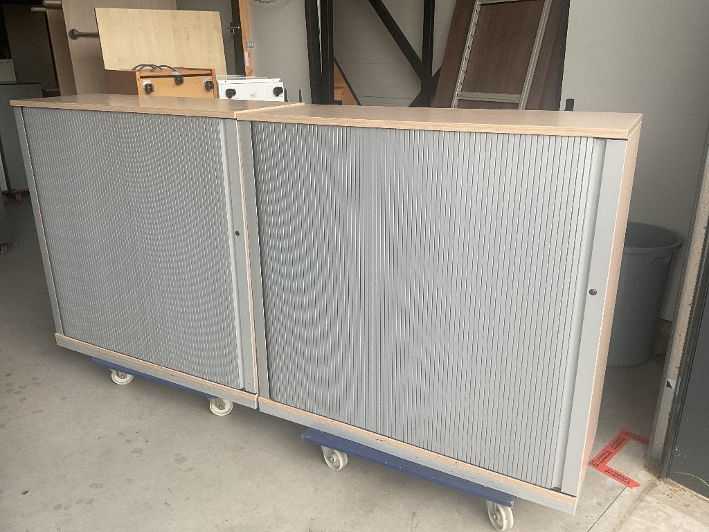 Steelcase Werndl roldeurkast, Ophalen, Gebruikt, 100 tot 150 cm, 100 tot 150 cm