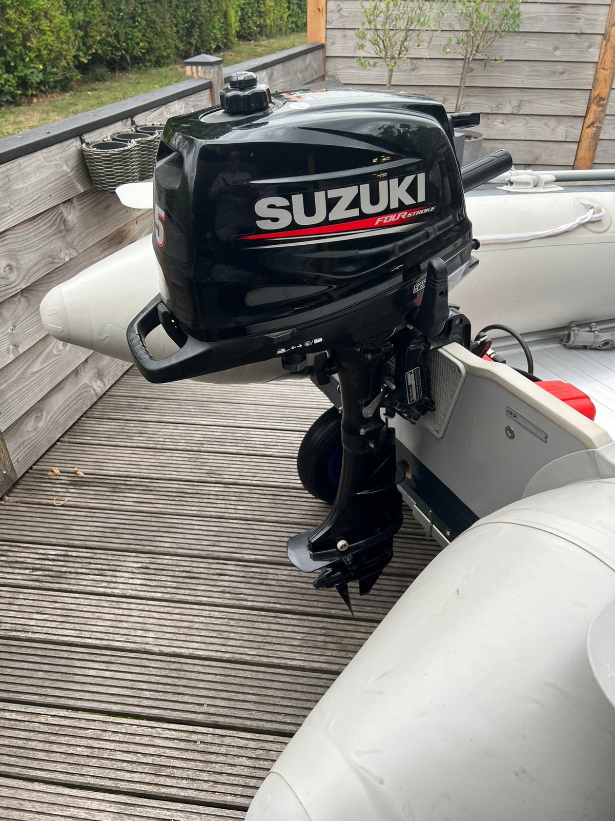 Suzuki DF 5.  5pk buitenboordmotor, Gebruikt, 5 tot 10 pk, Viertaktmotor, Ophalen of Verzenden