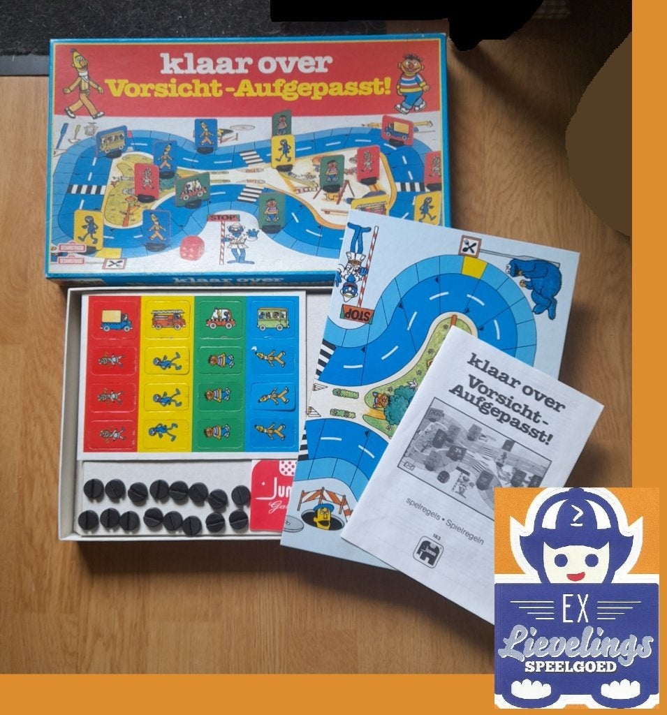 Klaar over sesamstraat bordspel, Vijf spelers of meer, Ophalen of Verzenden, Zo goed als nieuw