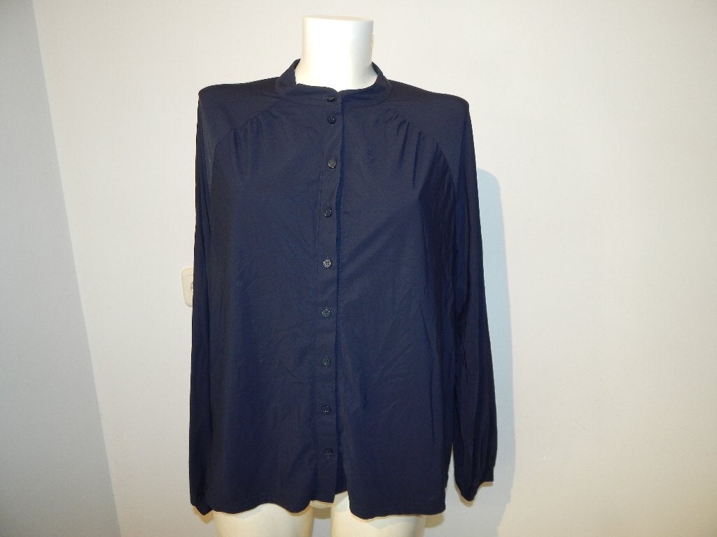 Studio Anneloes travel stof blouse donker blauw maat L, Studio Anneloes, Maat 42/44 (L), Zo goed als nieuw, Verzenden