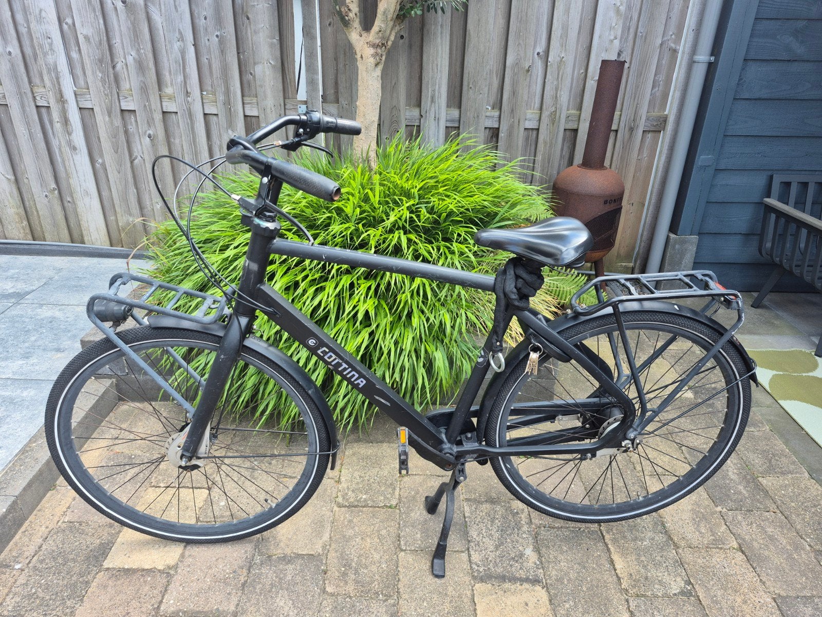 Cortina Common Nd7 Transportfiets Heren. Met extra slot, Fietsen en Brommers, Fietsen | Dames | Damesfietsen, Overige merken, Versnellingen