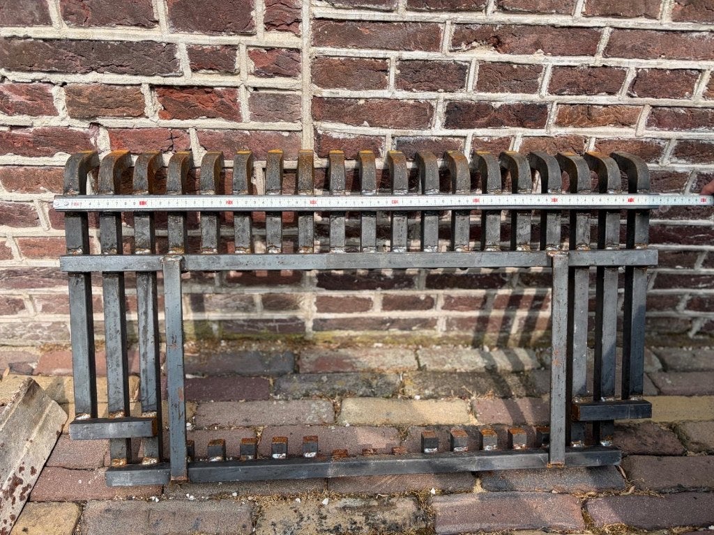 Haardrooster en plaat voor gashaard, Huis en Inrichting, Haarden, Ophalen, Gebruikt, Vrijstaande haard, Gashaard
