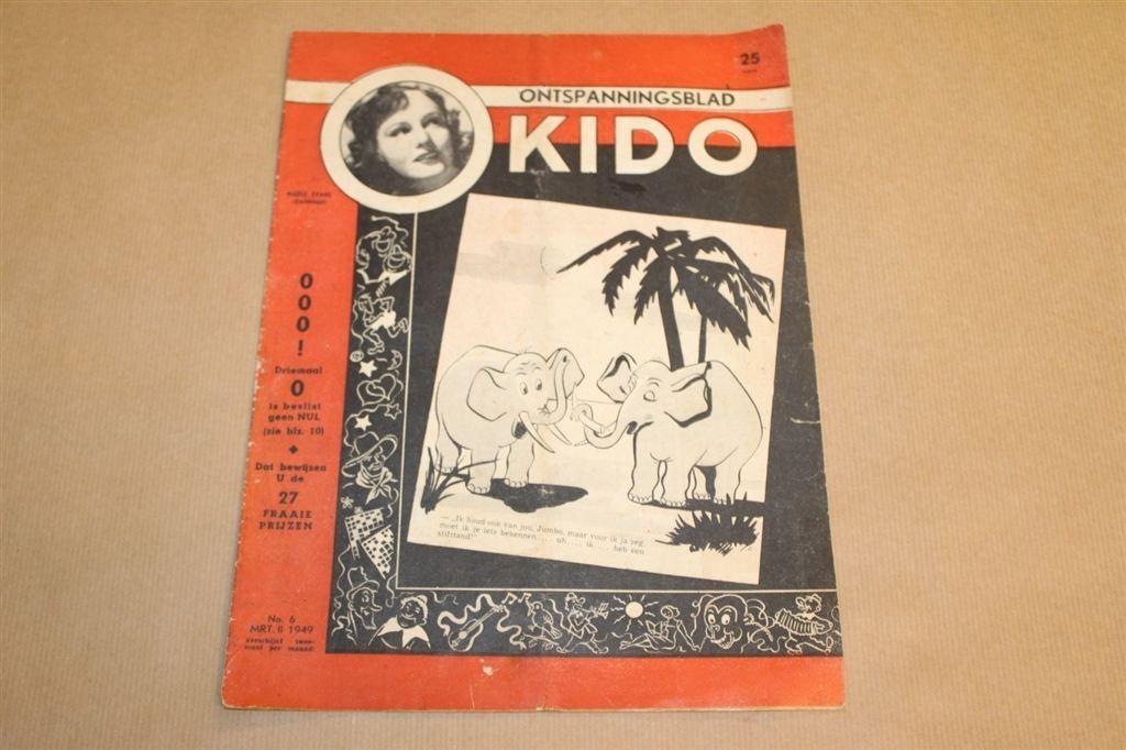 Zeldzaam magazine - Okido Ontspanningsblad - 1949, Verzamelen, Tijdschriften, Kranten en Knipsels, Knipsel(s), 1940 tot 1960, Ophalen of Verzenden
