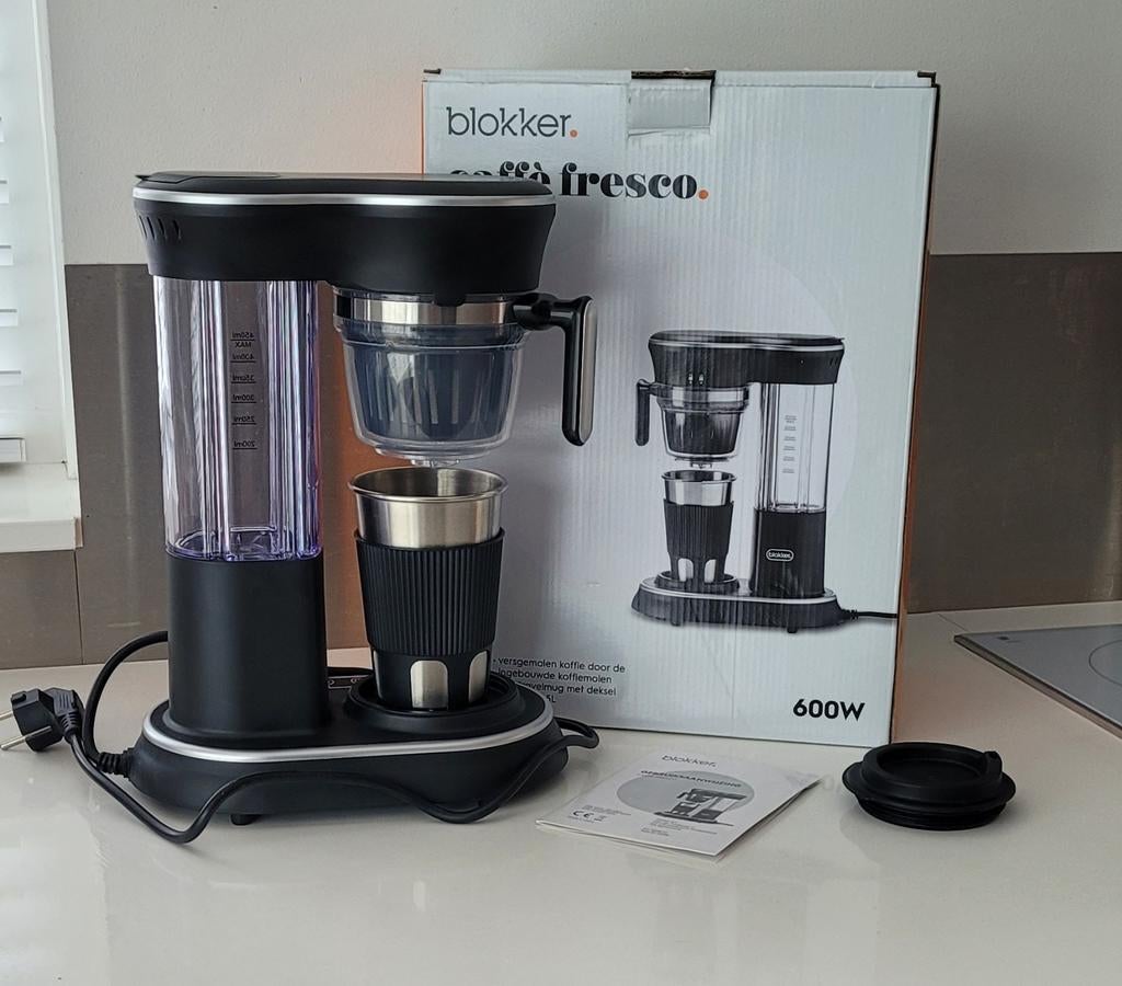 Blokker Caffè Fresco 1-persoons koffiezetapparaat, Koffiemachine, Gemalen koffie, Ophalen of Verzenden, Zo goed als nieuw