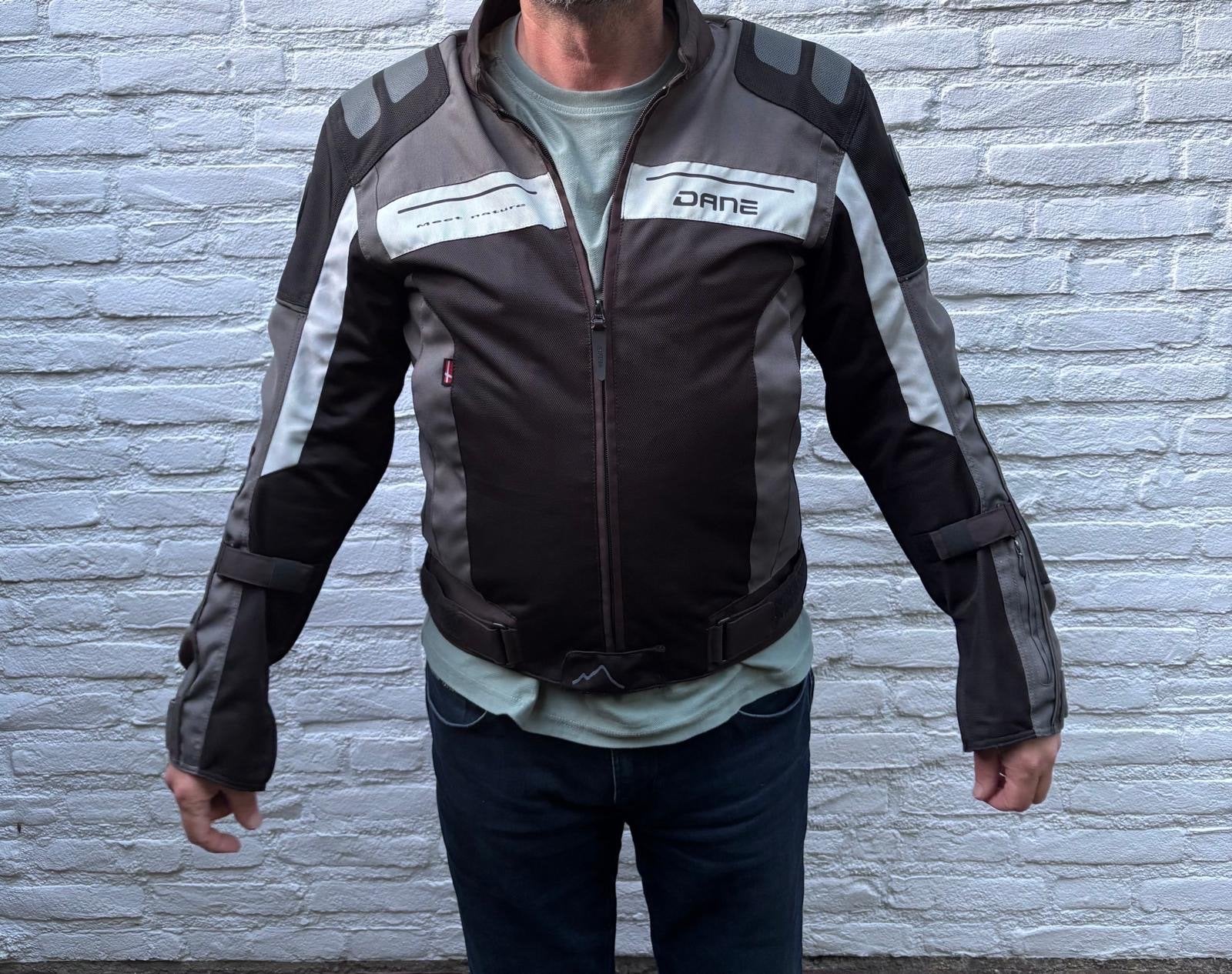 Dane motor/scooter jas maat 50 - zo goed als nieuw, Ophalen of Verzenden, Tweedehands, Heren, Jas | textiel
