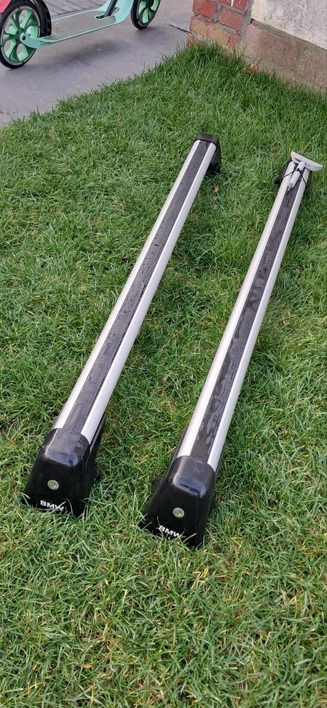 Dakdragers voor bmw E91 2009 met open dakrails, Auto diversen, Dakdragers, Ophalen, Gebruikt