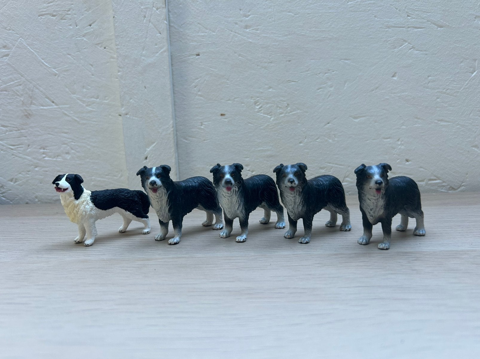 Schleich border collies, Verzamelen, Ophalen of Verzenden, Zo goed als nieuw, Paard, Beeldje of Figuurtje