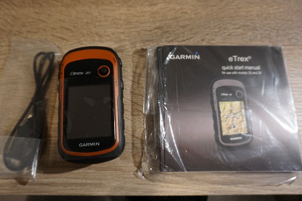 Garmin Etrex 20 met 2.2” kleurendisplay en accessoires, Ophalen of Verzenden, Nieuw, Navigatie of Gps