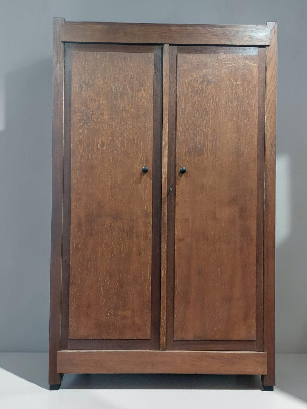 antieke Amsterdamse School kast art deco kledingkast, Antiek en Kunst, Antiek | Meubels | Kasten, Ophalen of Verzenden