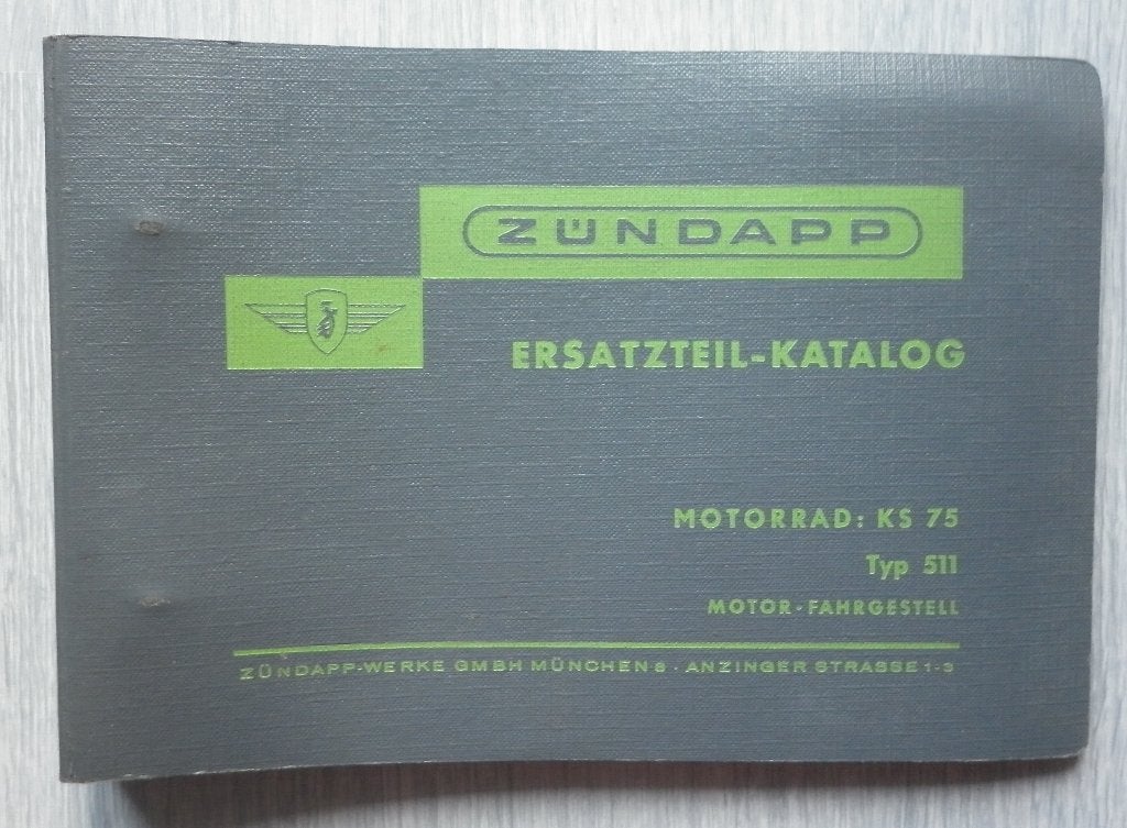 Zündapp KS75 Ersatzteilliste onderdelenboek (4223z) motor, Motoren, Verzenden, Overige merken