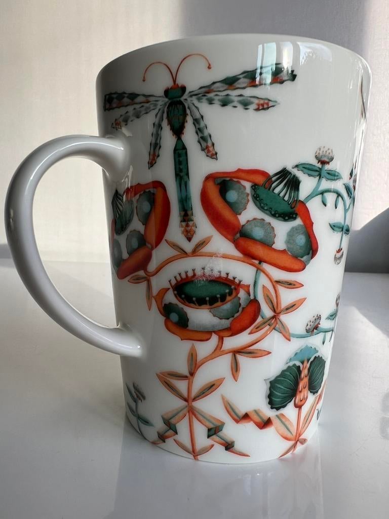 Iittala Korento Beker Mok Oranje Klaus Haapaniemi  0,4 L, Huis en Inrichting, Keuken | Servies, Ophalen of Verzenden, Zo goed als nieuw