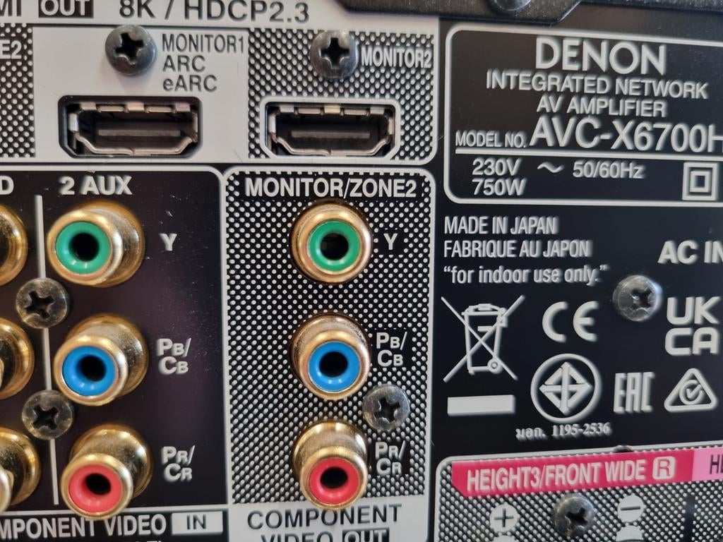 AVC-X6700H 11.2-kanaals 205W 8K AV-versterker, Denon, Ophalen of Verzenden, Zo goed als nieuw, /