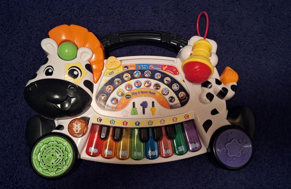 V-tech piano, Ophalen of Verzenden, Zo goed als nieuw, Staal