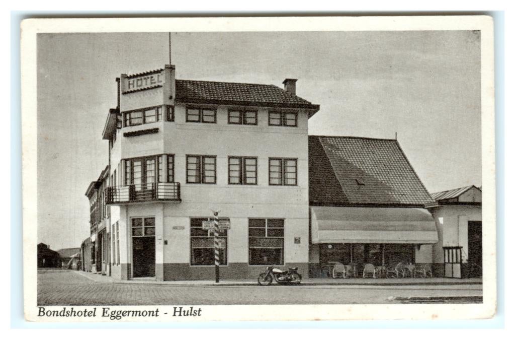 Hulst, Bondshotel Eggermont, Verzenden, 1940 tot 1960, Ongelopen, Zeeland