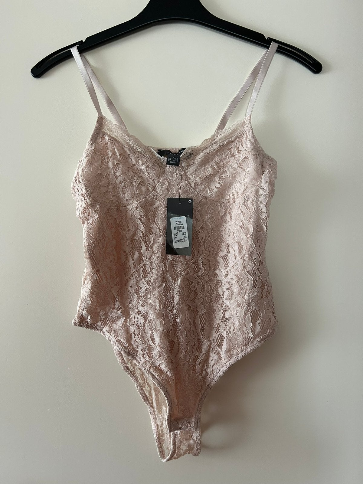 Roze kanten body van Primark, nieuw, Kleding | Dames, Ophalen of Verzenden, Roze, Body of Korset