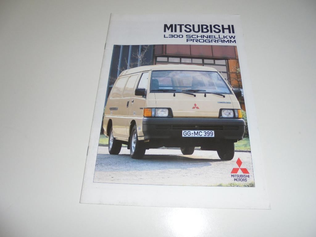 brochure Mitsubishi L300  1990, Ophalen of Verzenden, Zo goed als nieuw, Mitsubishi