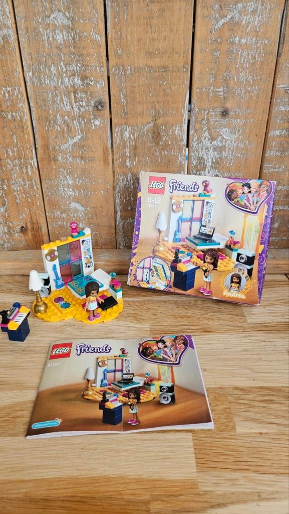 Lego Friends 41341 Andrea's Slaapkamer - Compleet!, Gebruikt, Lego, Friends, Ophalen of Verzenden