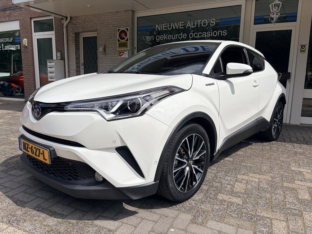 Toyota C-HR 1.8 Hybrid Executive Navi Full Map/Achteruitr. C, Auto's, Euro 6, 4 cilinders, Wit, Origineel Nederlands
