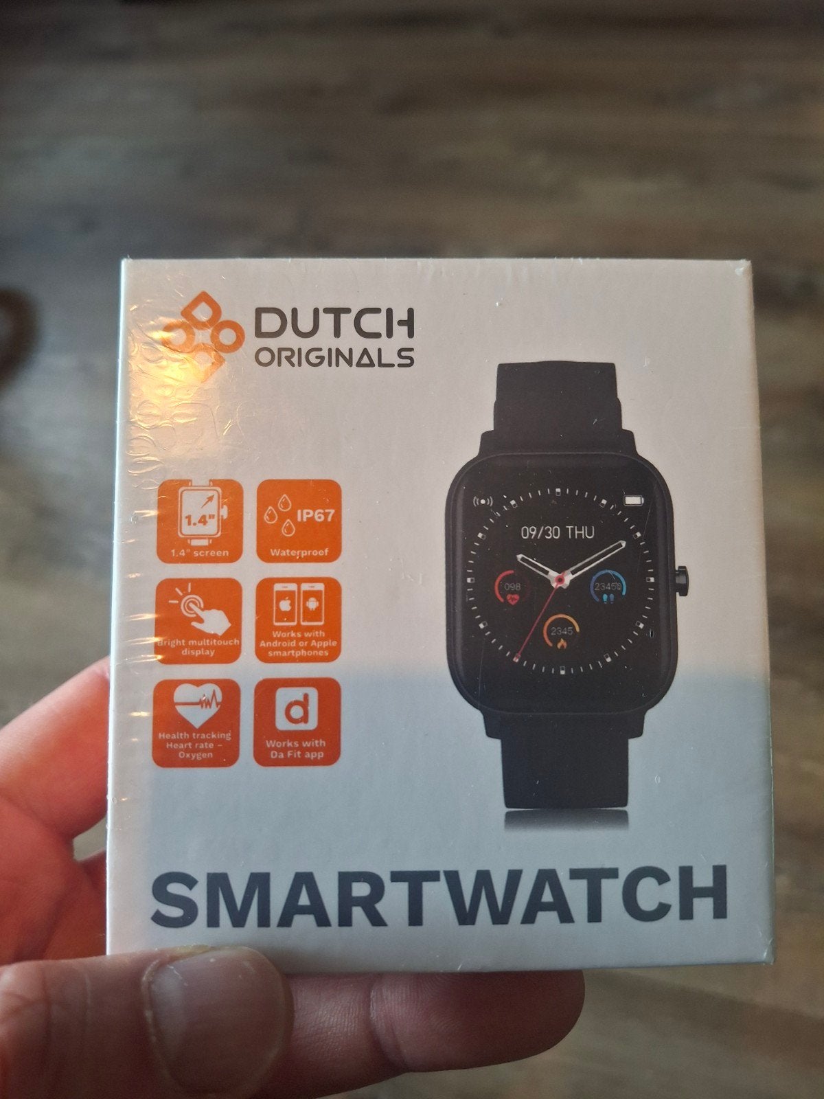 Dutch Originals Smartwatch - Nieuw in verpakking, Stappen, Zwart, Dutch Originals, Nieuw