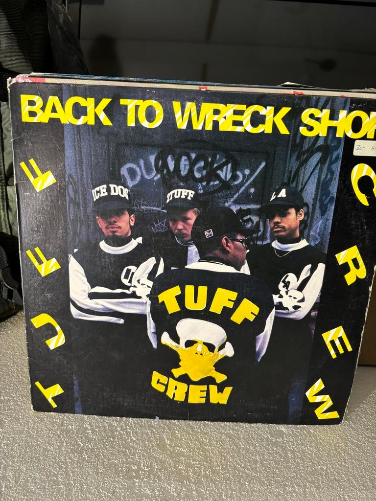 Tuff Crew - Back to the Wreck Shop (Vinyl LP, Early Hiphop), Cd's en Dvd's, Vinyl | Hiphop en Rap, Ophalen of Verzenden, 1985 tot 2000