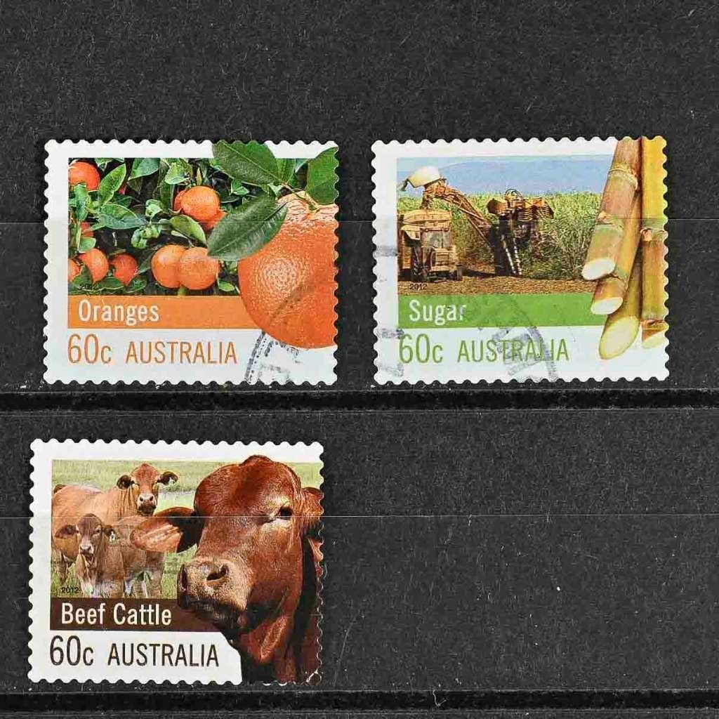 postzegels Australië 2012, Ophalen of Verzenden, Gestempeld