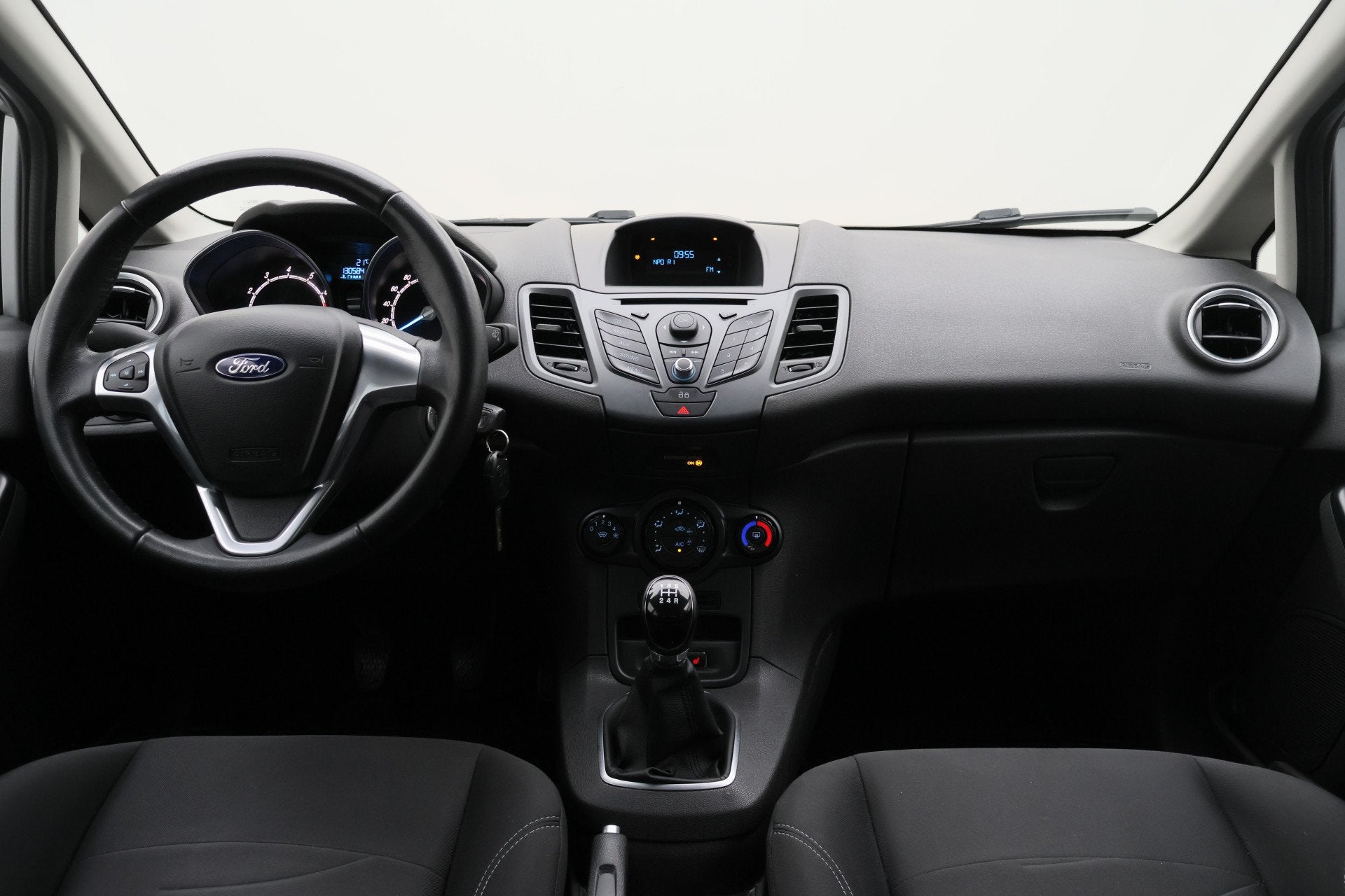 Ford Fiesta 1.25 5-Deurs, Airco, Stoelverwarming, Elektrisch, Auto's, Voorwielaandrijving, Stof, 82 pk, Bedrijf