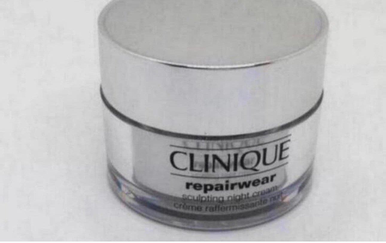 Clinique repairwear night sculpting 50 ml, Verzenden, Zo goed als nieuw, Gehele gezicht