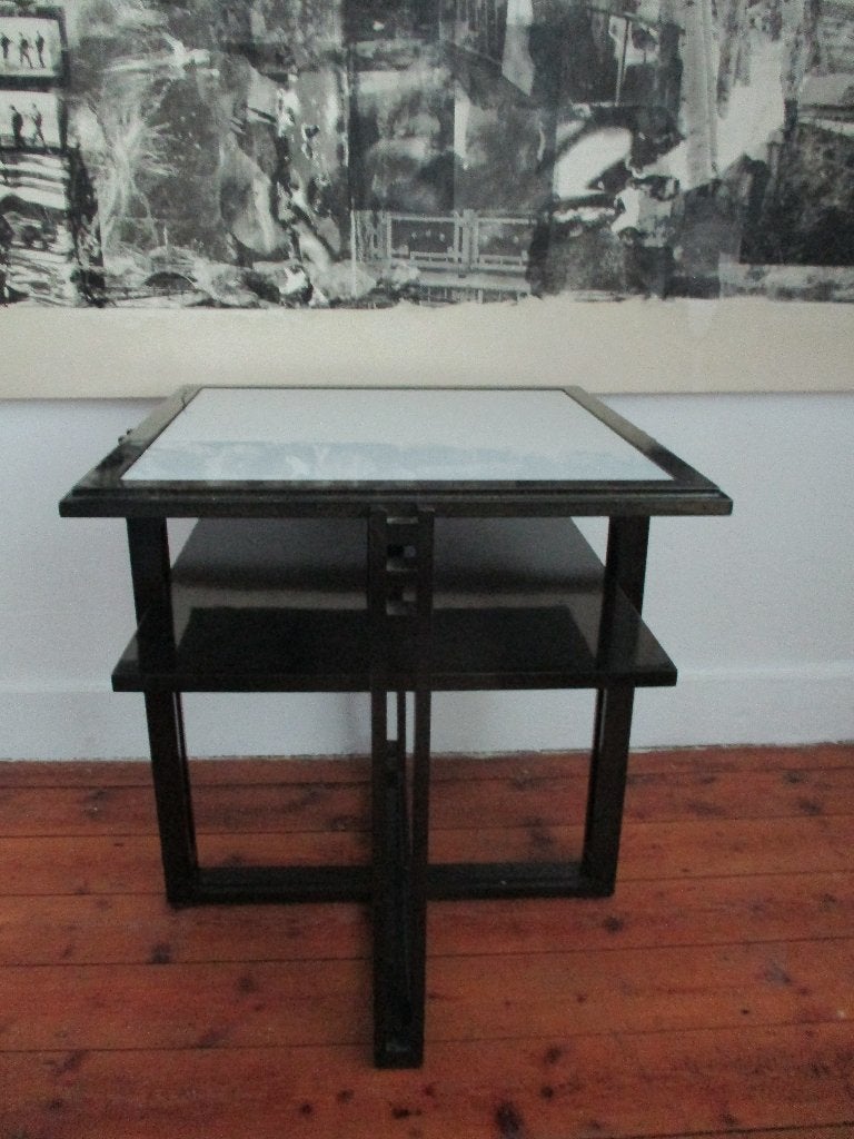 Prachtige Vintage Retro Design Bijzettafels Umberto Asnago, Ophalen, Huis en Inrichting