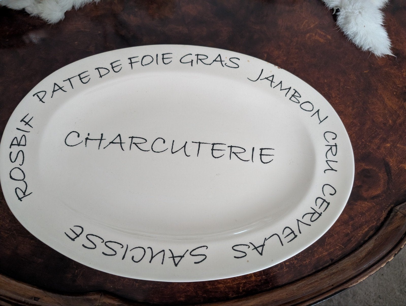 Riviera Maison charcuterie bord, Ophalen, Zo goed als nieuw, Overige stijlen, Bord(en)