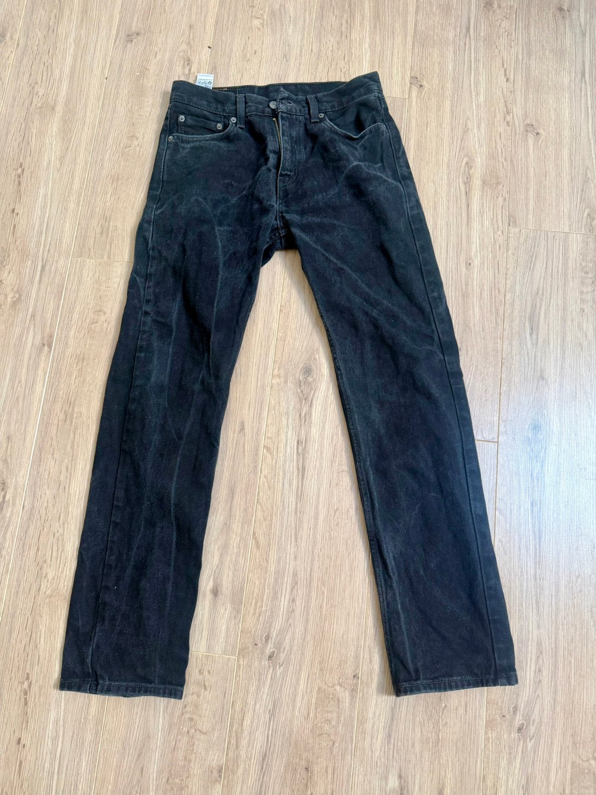 Black Levis 505 jeans size 29/32 very good condition, Ophalen of Verzenden, Gedragen, Zwart, W32 (confectie 46) of kleiner