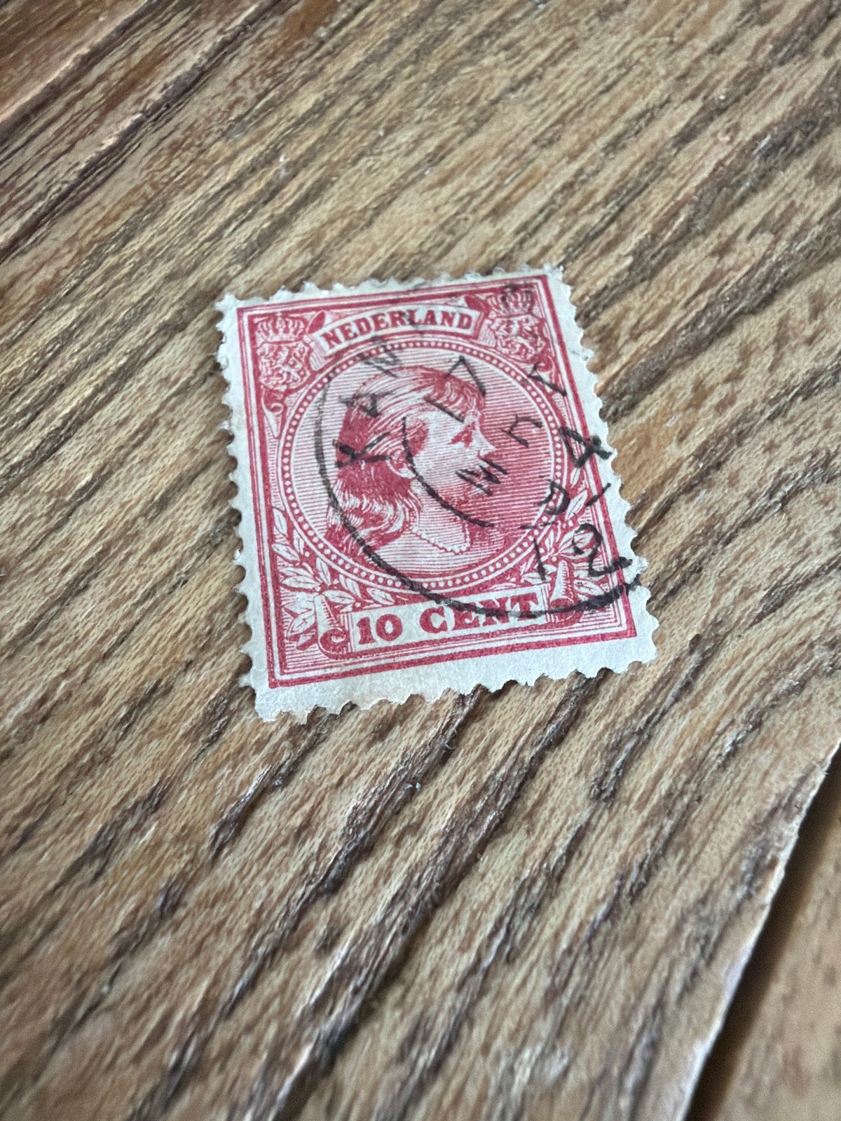 Nederlandse postzegel 10 Cent Koningin Wilhelmina, Postzegels en Munten, Postzegels | Nederland, Ophalen of Verzenden, T/m 1940