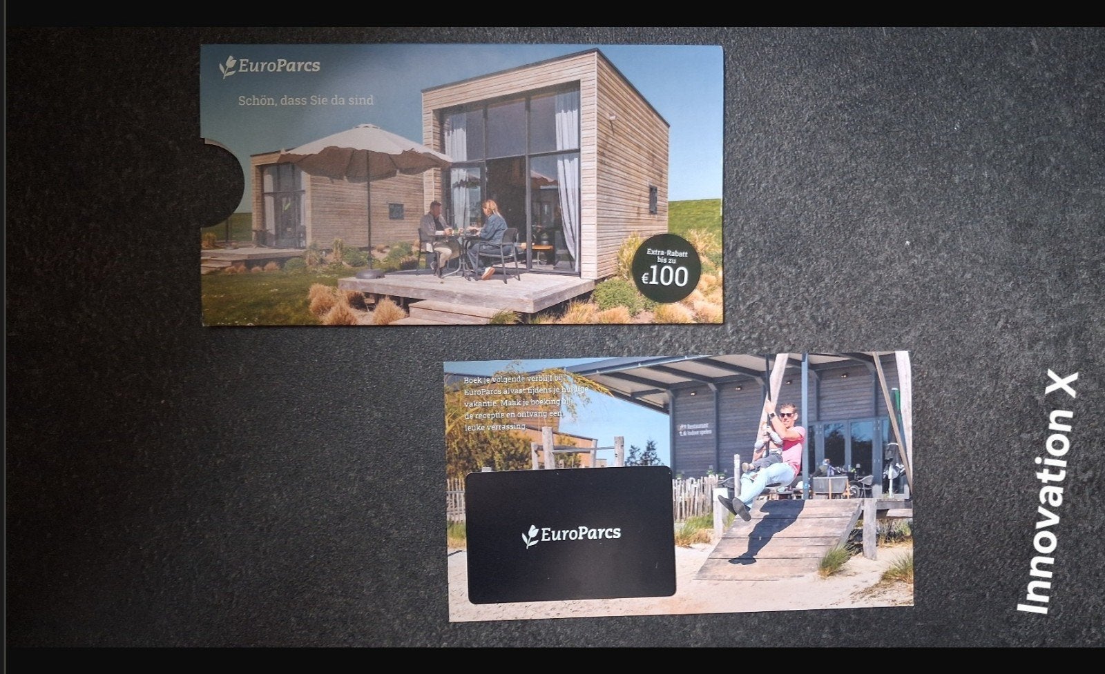 EuroParcs Welkom Terug Kortingsbon €100,- (Stapelbaar!), Drie personen of meer, Kortingsbon