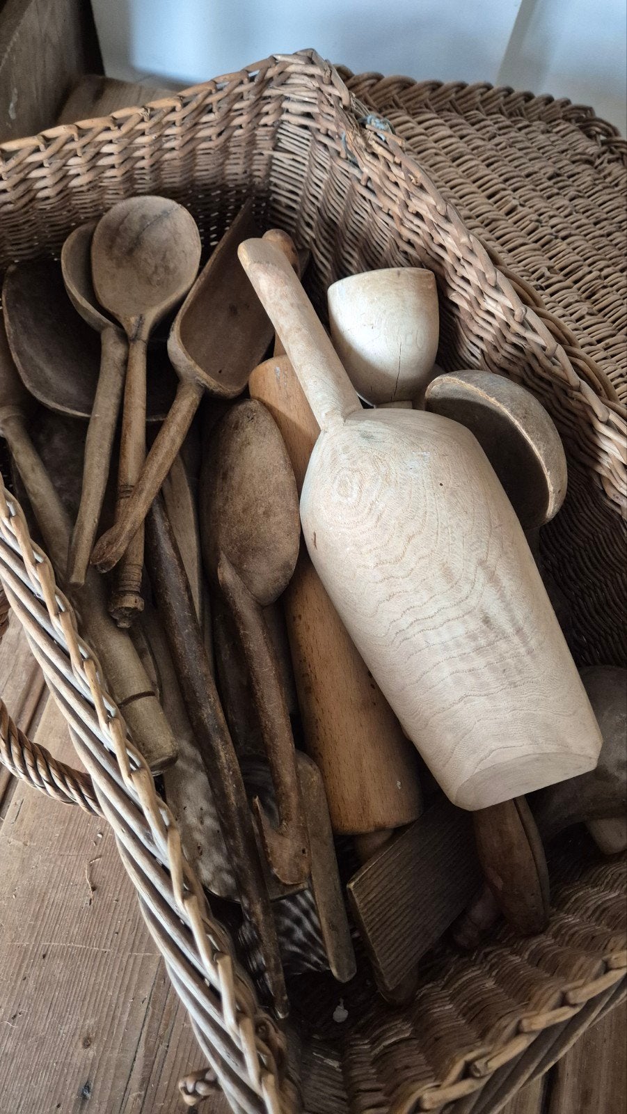 diverse houten lepels, Ophalen