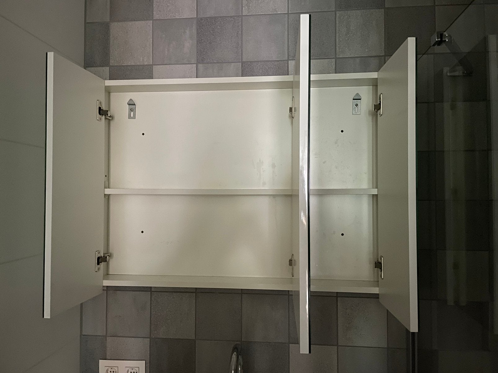 Spiegelkast badkamer, Ophalen, Overige typen, 50 tot 100 cm, Zo goed als nieuw