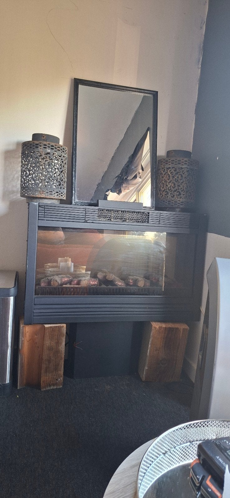 Elektrische haard - Inbouw - Goede staat
