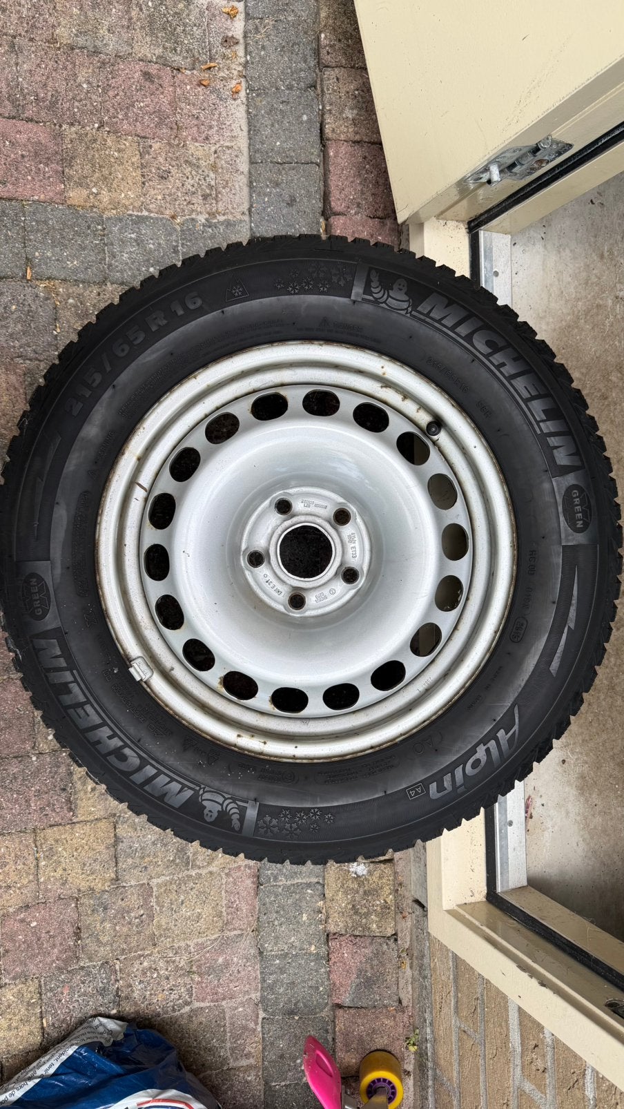 Auto band met velg, Ophalen of Verzenden, Gebruikt