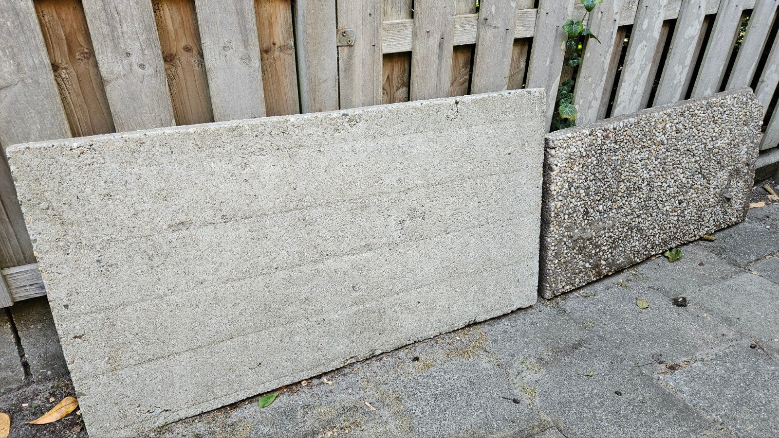 Betonnen terrastegels met grind, Ophalen, Gebruikt, Minder dan 5 m², Beton
