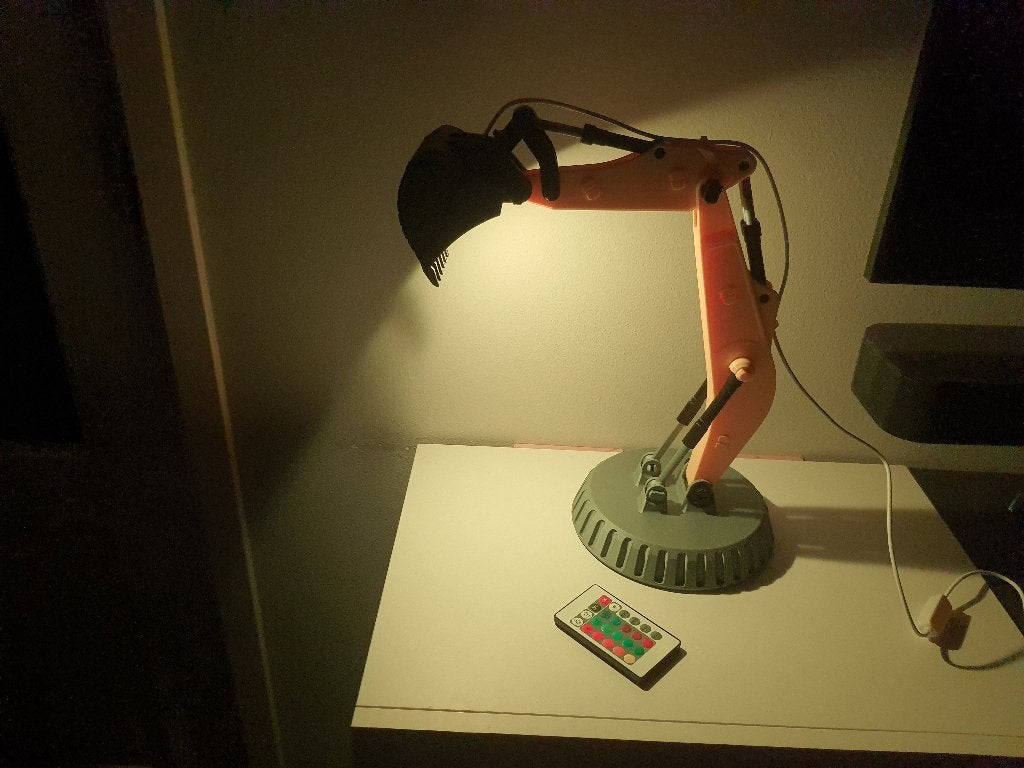 nieuwe lamp excavator / graafmachine arm, Figuurlamp, Kunststof, LED verlichting, Overige fittingen