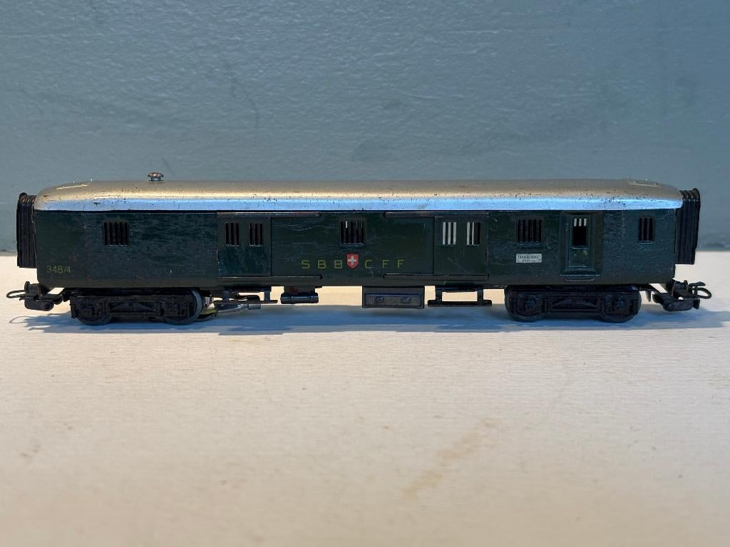 Märklin 348/4 (4017) bagagerijtuig van de SBB CFF, Hobby en Vrije tijd, Modeltreinen | H0, Wisselstroom, Gebruikt, Wagon, Ophalen of Verzenden