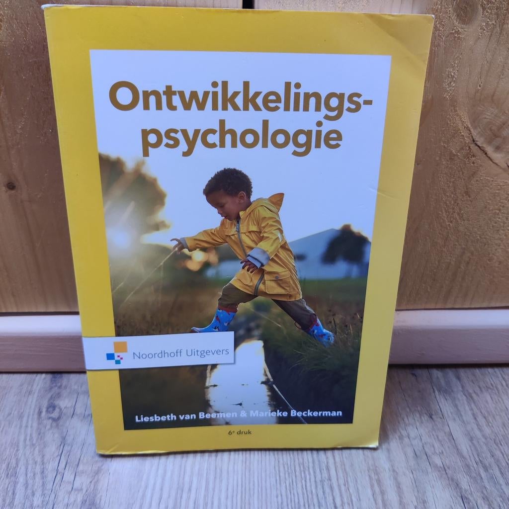 Ontwikkelingspsychologie - Liesbeth van Beemen - 6de druk, Ophalen of Verzenden, Zo goed als nieuw, Ontwikkelingspsychologie, Liesbeth van Beemen & Marieke Beckerman