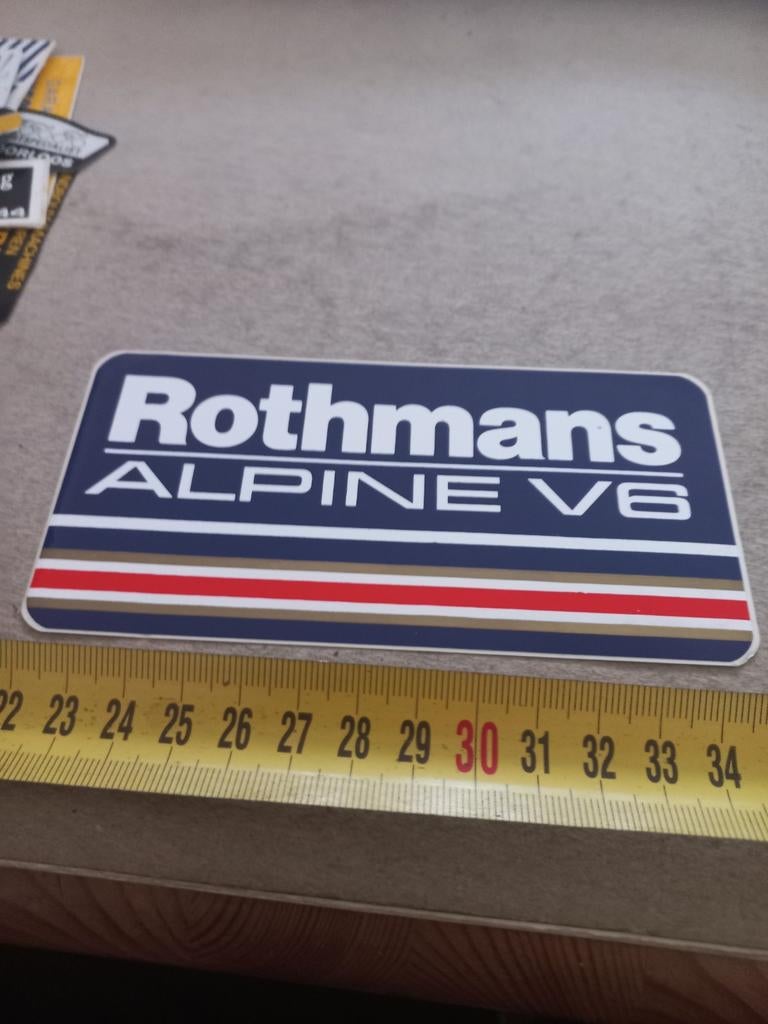 Rothmans alpine v6, Ophalen of Verzenden, Zo goed als nieuw